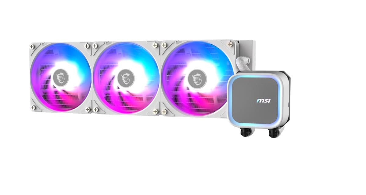 MSI Mag Coreliquid A13 360 White 360 MM ARGB Sivi İşlemci Soğutucusu