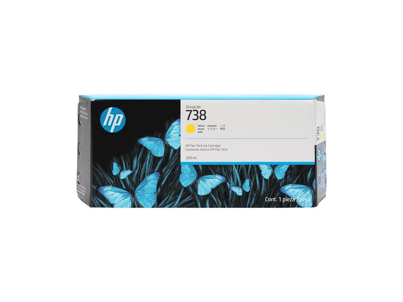 HP 676M8A (738) 300 ML Yellow Designjet İnk Cartridge