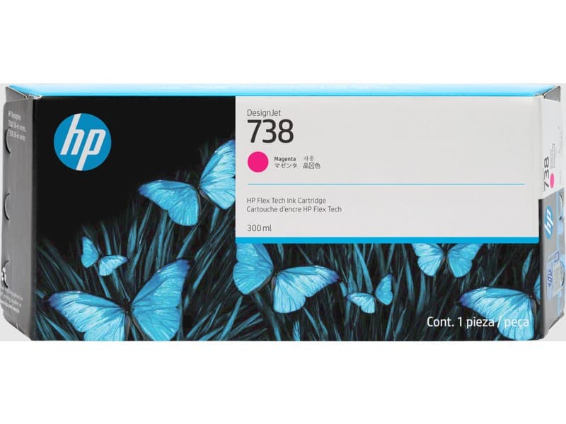 HP 676M7A (738) 300 ML Macenta Designjet İnk Cartridge