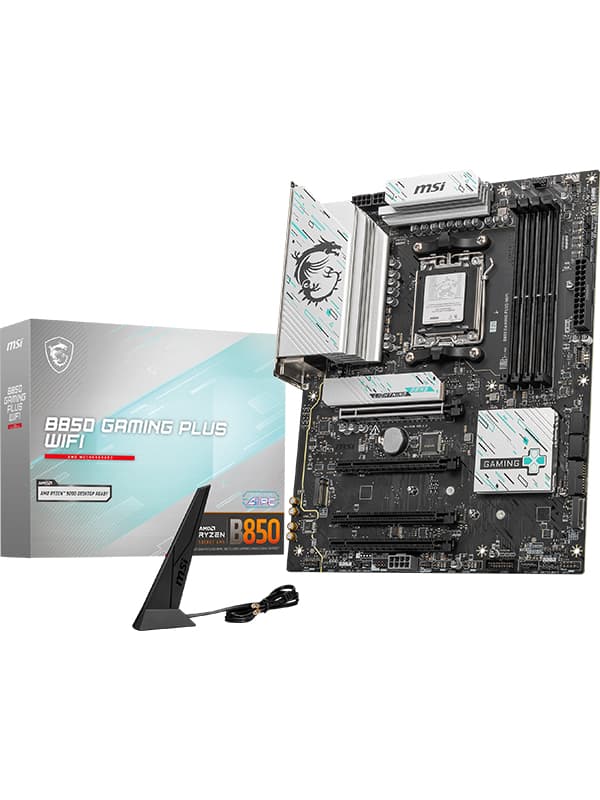 MSI MB B850 Gaming Plus WIFI AM5 DDR5 8200MHZ(OC) DP 3X M.2 USB 10GBS 5G LAN Wi-Fi 7 ATX