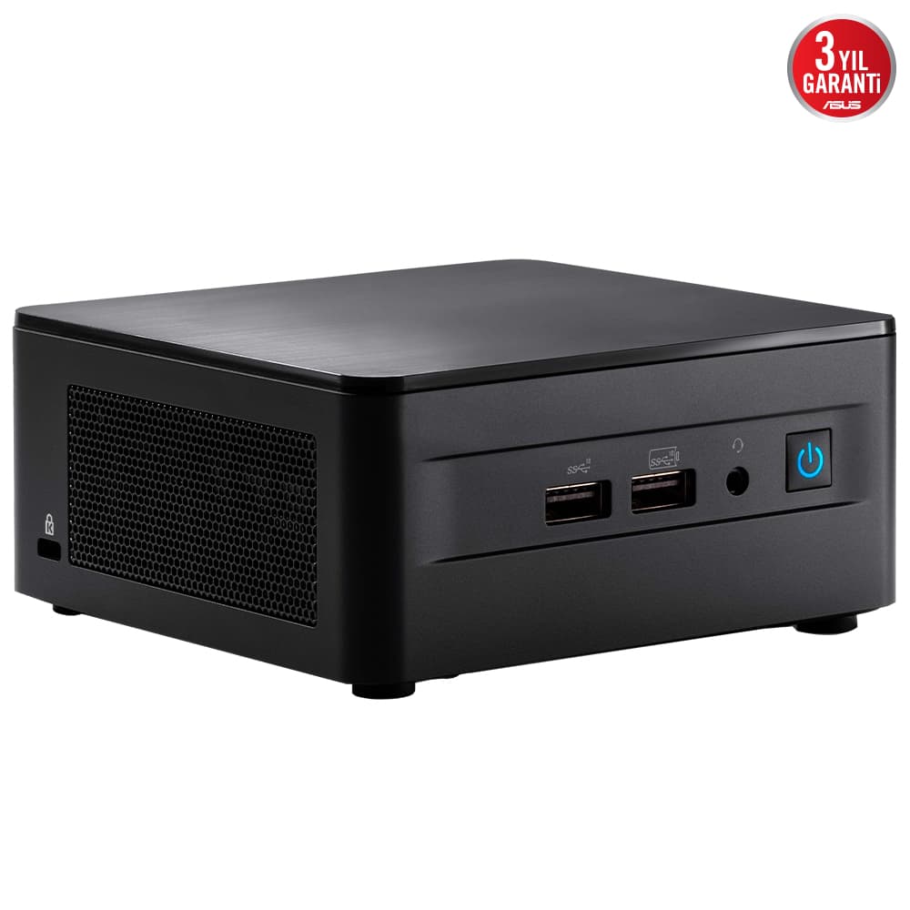 Asus NUC12 PRO Slim Kit - İntel Core I5-1240P - Barebone (RAM Yok, Disc Yok) Mini Masaüstü PC - RNUC12WSKI500002I