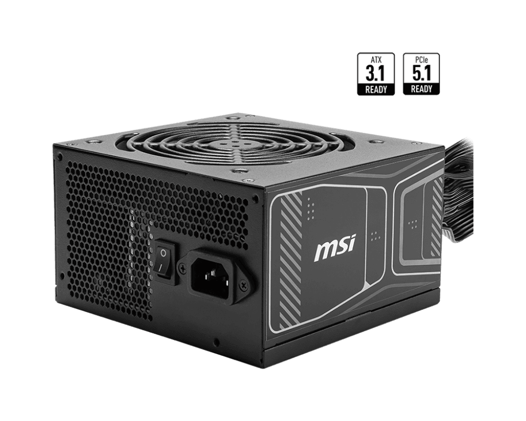MSI Psu Mag A750GN PCIE5 750W 80+ Gold Power Supply