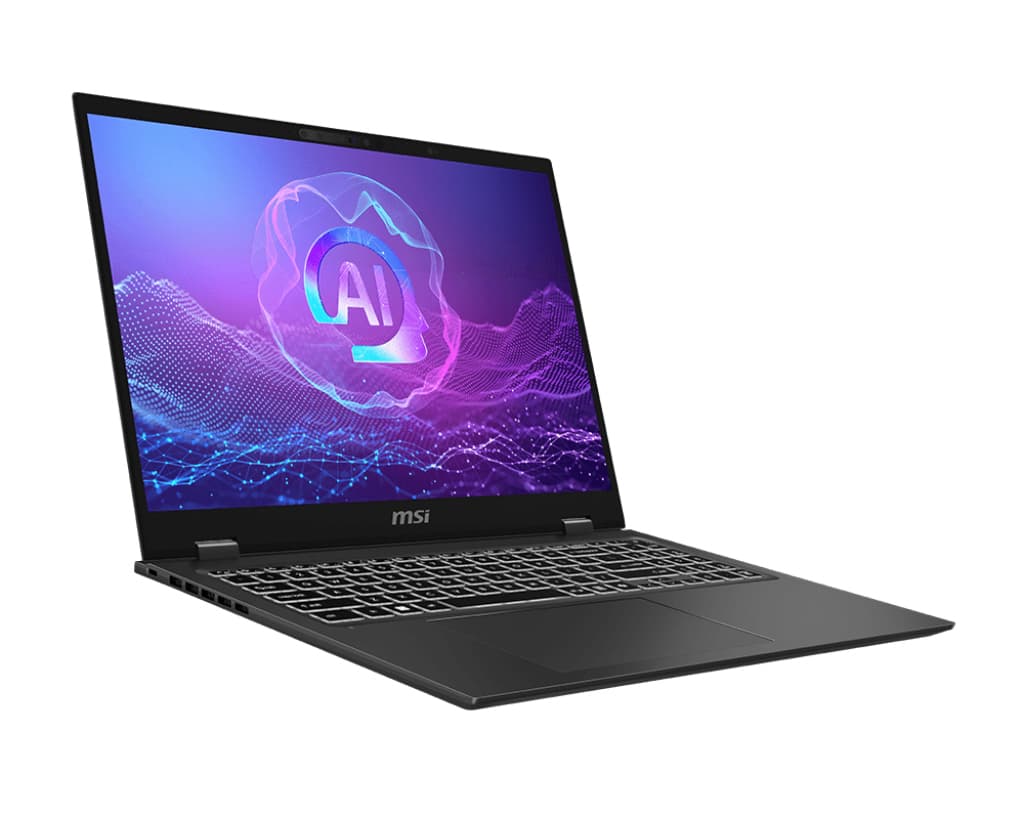 MSI NB Prestigepro 16 Ai B2HVEG-252TR Ultra 7 255H 32GB LPDDR5 RTX 4050 GDDR6 6GB 1TB SSD 16.0 UHD+ OLED W11 Home Gri