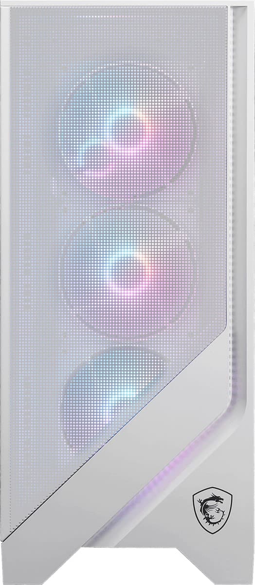 MSI Mag Forge 320R Airflow White Temperli Cam 4X120MM ARGB Fan ATX Gaming Bilgisayar Kasasi