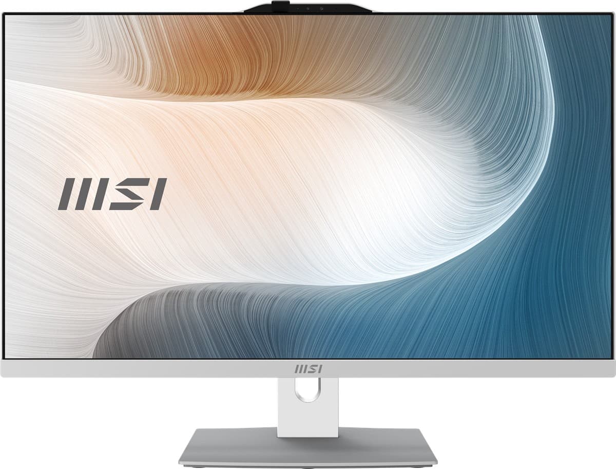 MSI Modern AM272P 12M-1209TR 27 FHD 16:9 (1920X1080) I7-1255U 16GB DDR4 1000GB SSD W11H Beyaz Aio PC