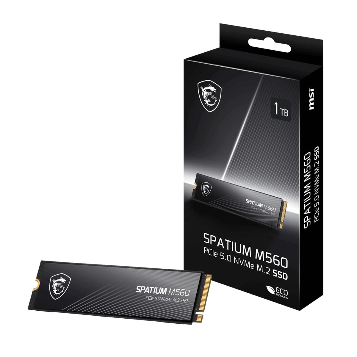 MSI SSD Spatium M560 PCIE 5.0 NVME M.2 2TB R:10300 W:8700