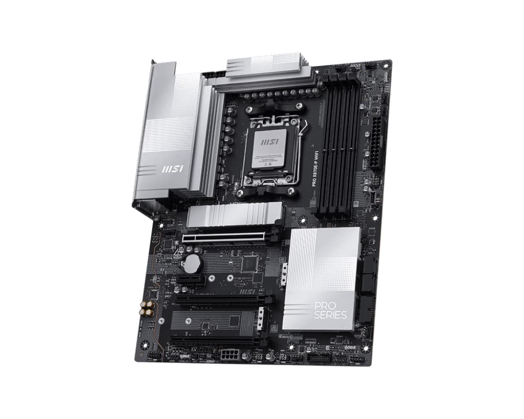 MSI MB PRO X870E-P WIFI AM5 DDR5 8200MHZ(OC) 3X M.2 USB4 Gbps HDMI 5G LAN WIFI 7 RGB ATX