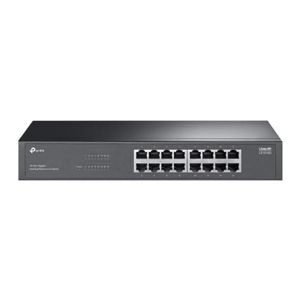 TP-Link LS1016G 16 Port Gigabit Rackmountable Metal Kasa Switch
