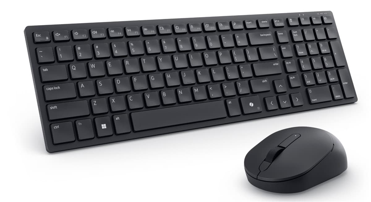 Dell PRO Kompakt Sessiz Klavye ve Fare KM555 TR (Qwerty) / 580-BBWD