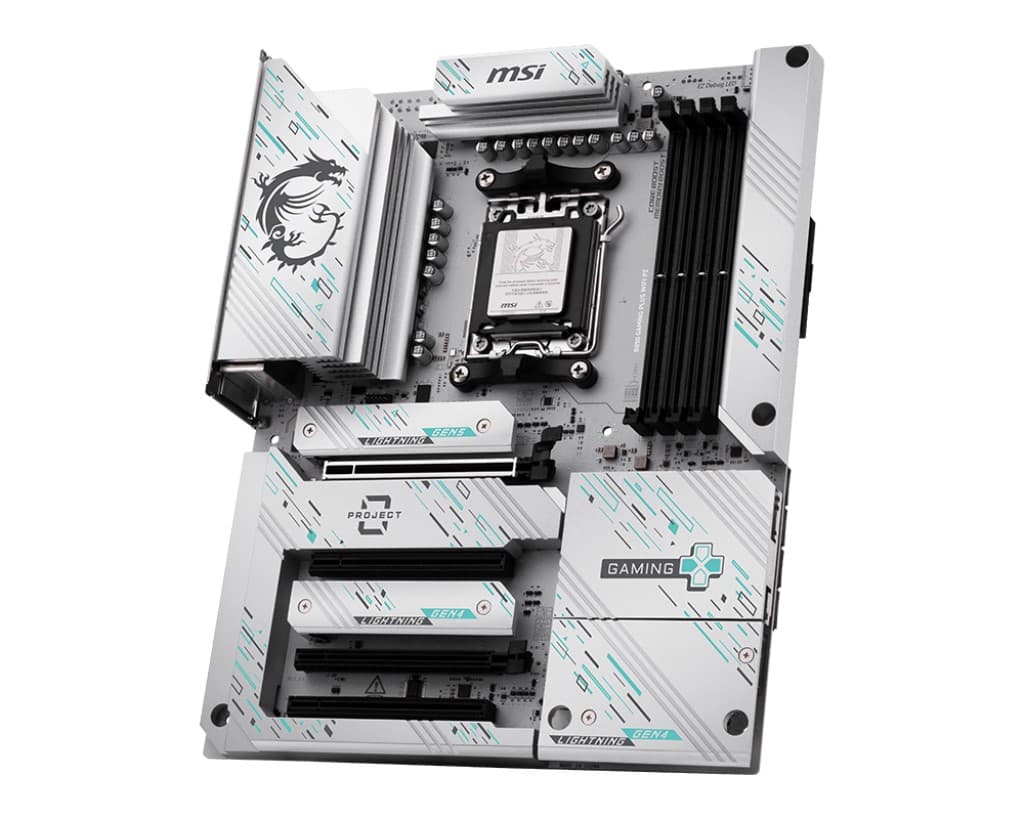 MSI MB B850 Gaming Plus WIFI PZ AM5 DDR5 8200MHZ(OC) DP 3X M.2 USB 10GBS 5G LAN Wi-Fi 7 ATX
