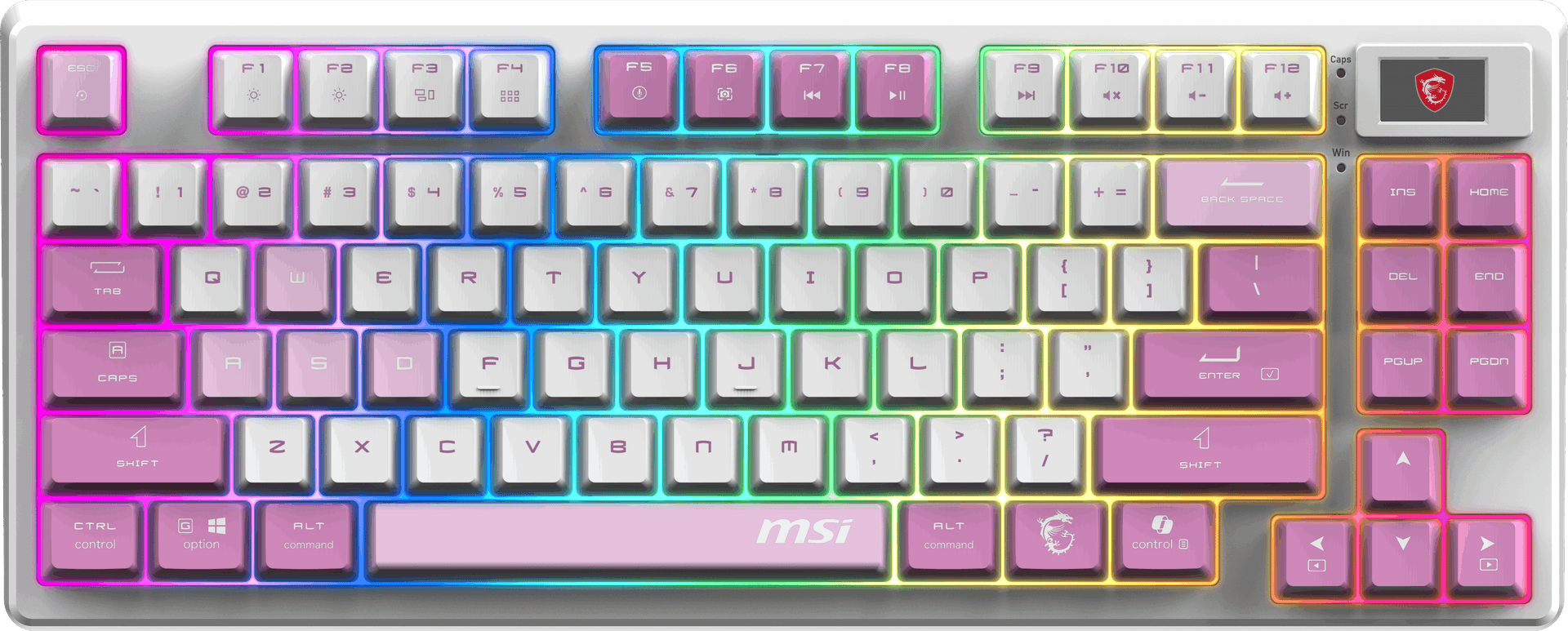 MSI GG Forge GK600 TKL W Violet TR