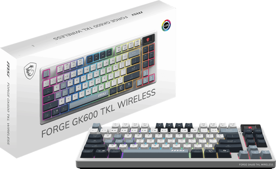 MSI GG Forge GK600 TKL W SKY TR