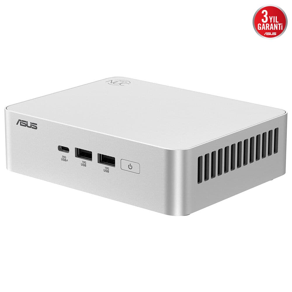 Asus NUC15 PRO+ İntel Ultra U9-285H - Barebone (RAM Yok Disc Yok) Freedos Mini Masaüstü PC - RNUC15CRSU900002