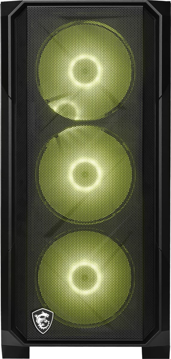 MSI Mag Forge M120R Airflow Temperli Cam 3X120MM 1X120MM ARGB Fan Matx Gaming Bilgisayar Kasasi