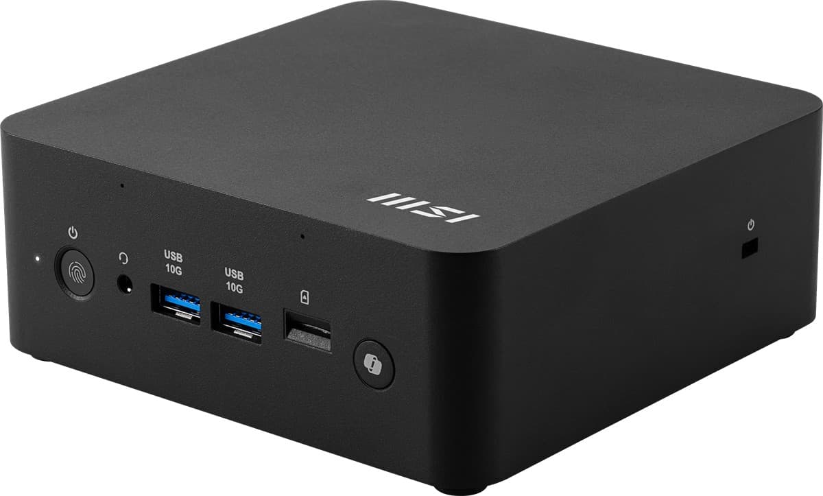 MSI Cubi Nuc Ai+ 2MG-001EU Ultra 7 258V 32GB LPDDR5X 1TB SSD W11PRO Siyah Mini DT PC