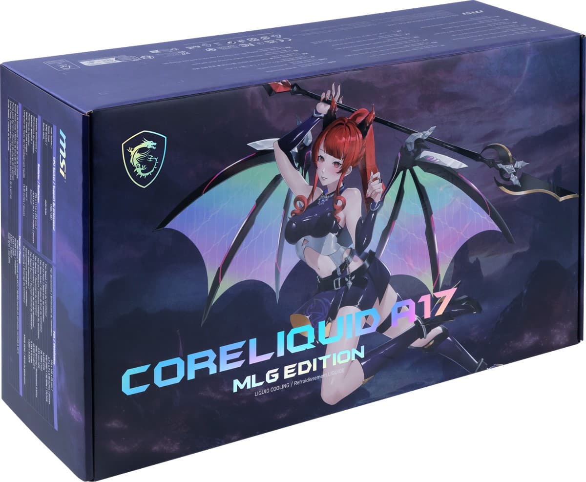 MSI Coreliquid A17 MLG Edition 360 MM ARGB GEN2 Sivi İşlemci Soğutucusu