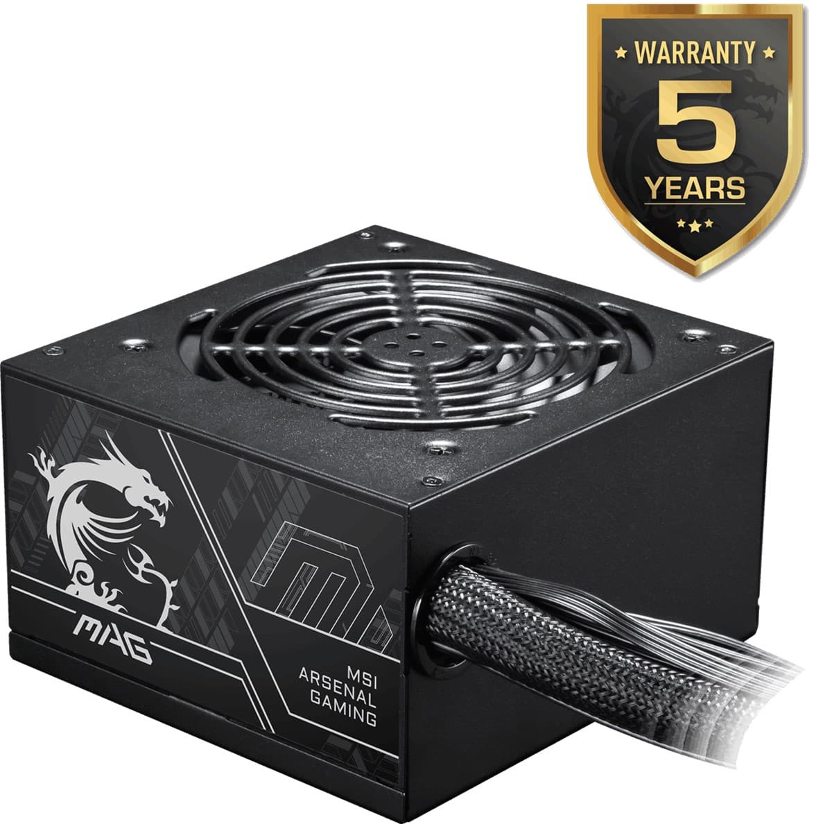 MSI Mag A750BN PCIE5 II 750W 80+ Bronze ATX 3.1 PCIE 5.1 Power Supply