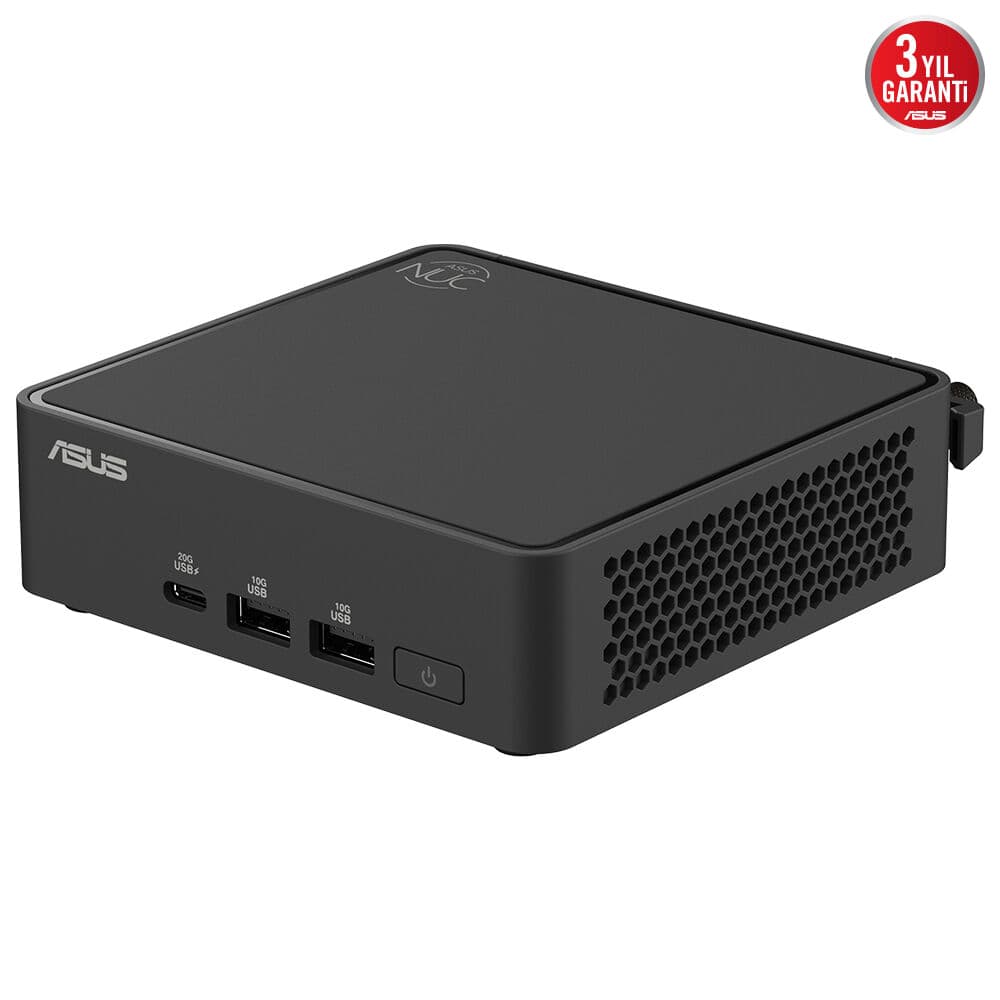 Asus NUC15 PRO Slim Kit - İntel Core 7-240H - Barebone (RAM Yok Disc Yok) Freedos Mini Masaustu PC - RNUC15CRKC700002