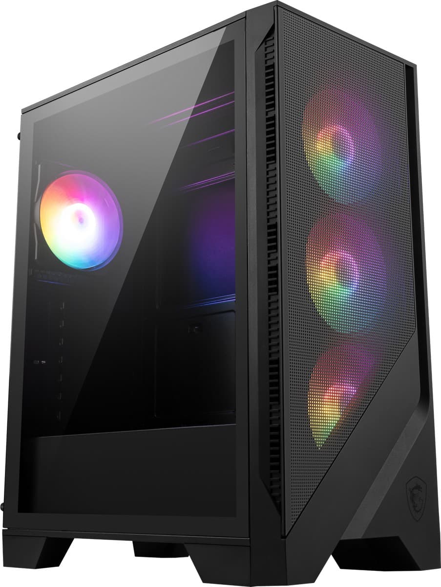 MSI MAG FORGE 121A B75 PCIE5 II Temperli Cam 6 x120mm Auto RGB Fan 750W Bronz ATX Gaming Bilgisayar Kasası