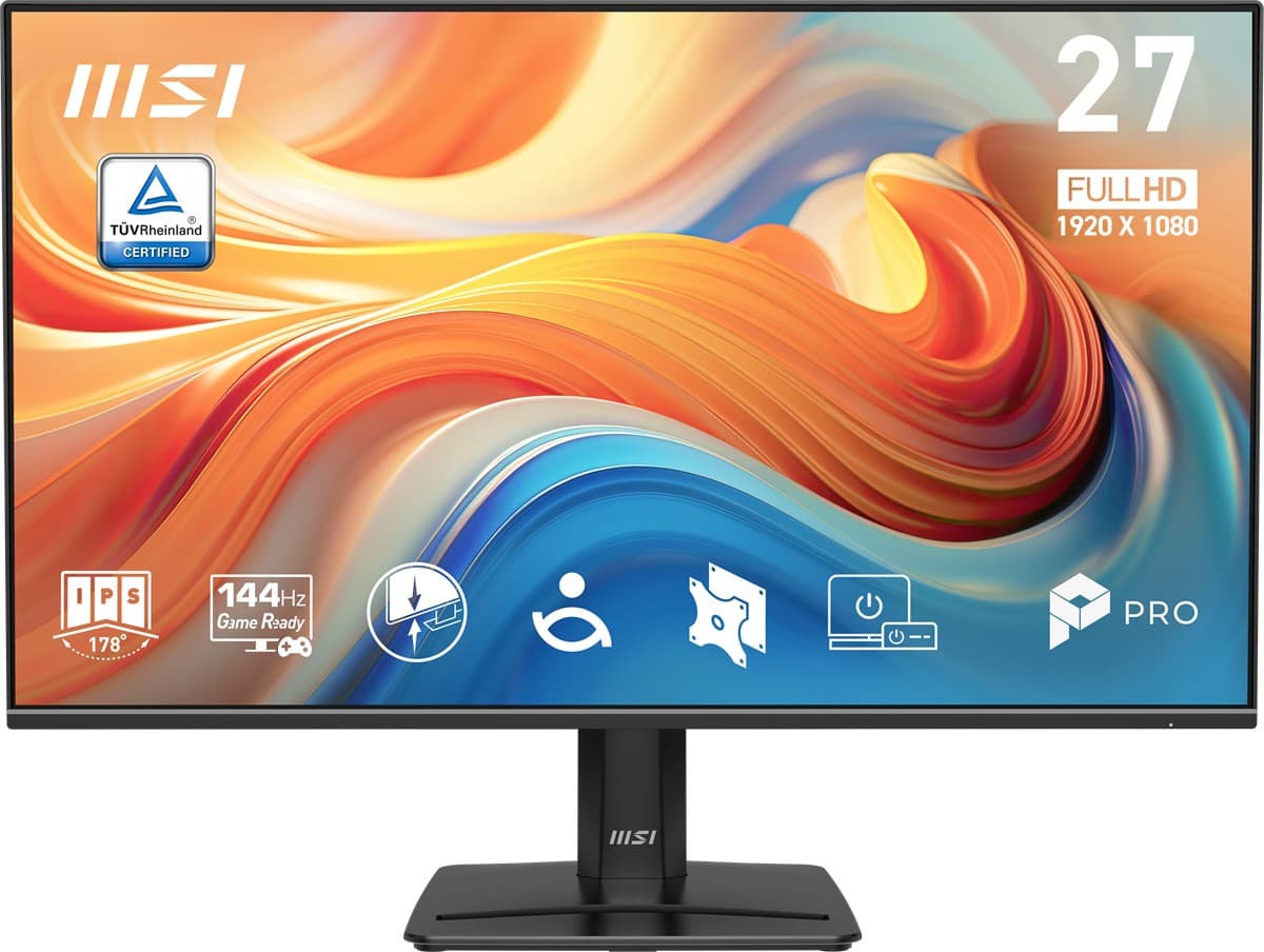 MSI 27 PRO MP271 E14A 1920x1080 (FHD) 16:9 FLAT IPS 144HZ 1MS (MPRT) FREESYNC MONITOR