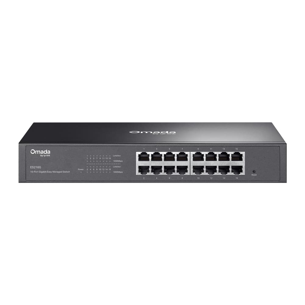 TP-Link Omada ES216G 16 Port RJ45 Gigabit Kolay Yonetilebilir Switch